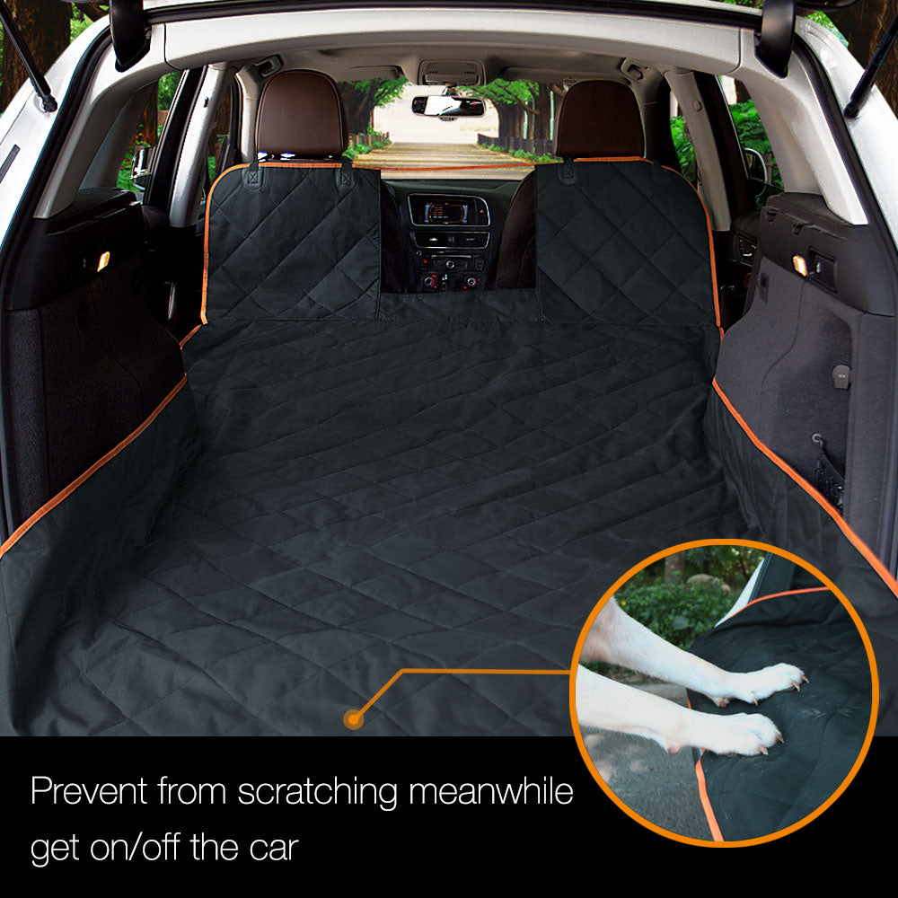 iBuddy Waterproof SUV Cargo Liner for Dogs with Mesh Window for Small/Medium/Large SUVs
