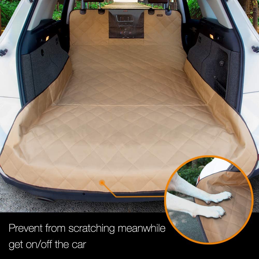 iBuddy SUV Cargo Liner for Dogs with Mesh Window for Small/Medium/Large SUVs